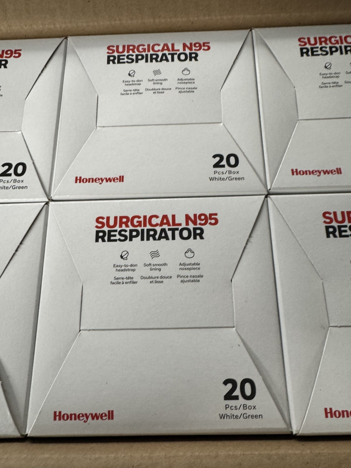 HONEYWELL SURGICAL N95 RESPIRATOR, SAFETY NIOSH-APPROVED,( CASE WITH 200 MASKS)