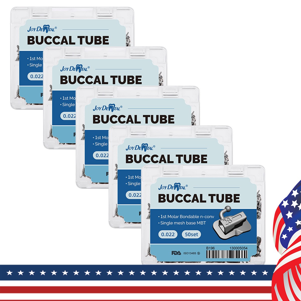 100 Box Dental Orthodontic Wax Blue-Mint Flavor Scent For Braces Gum Irritation