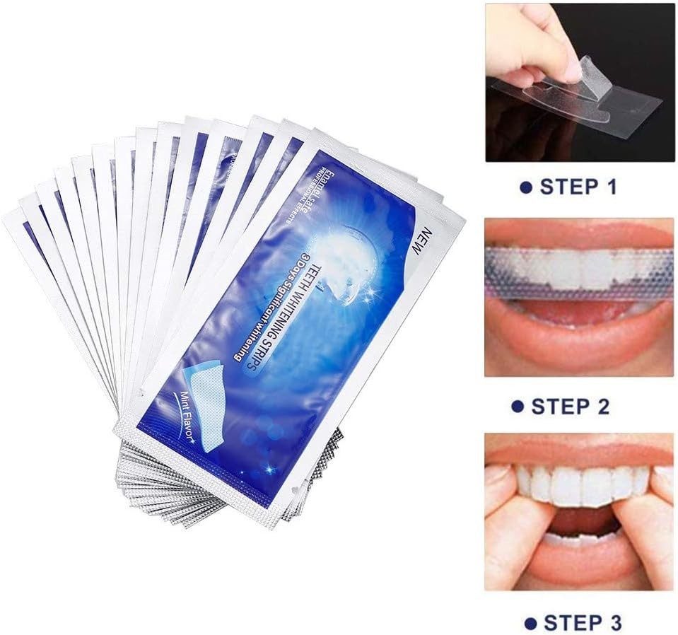 Teeth Whitening Stripes Whitening Kit Whitener Strap Kits for Tooth Oral Care No