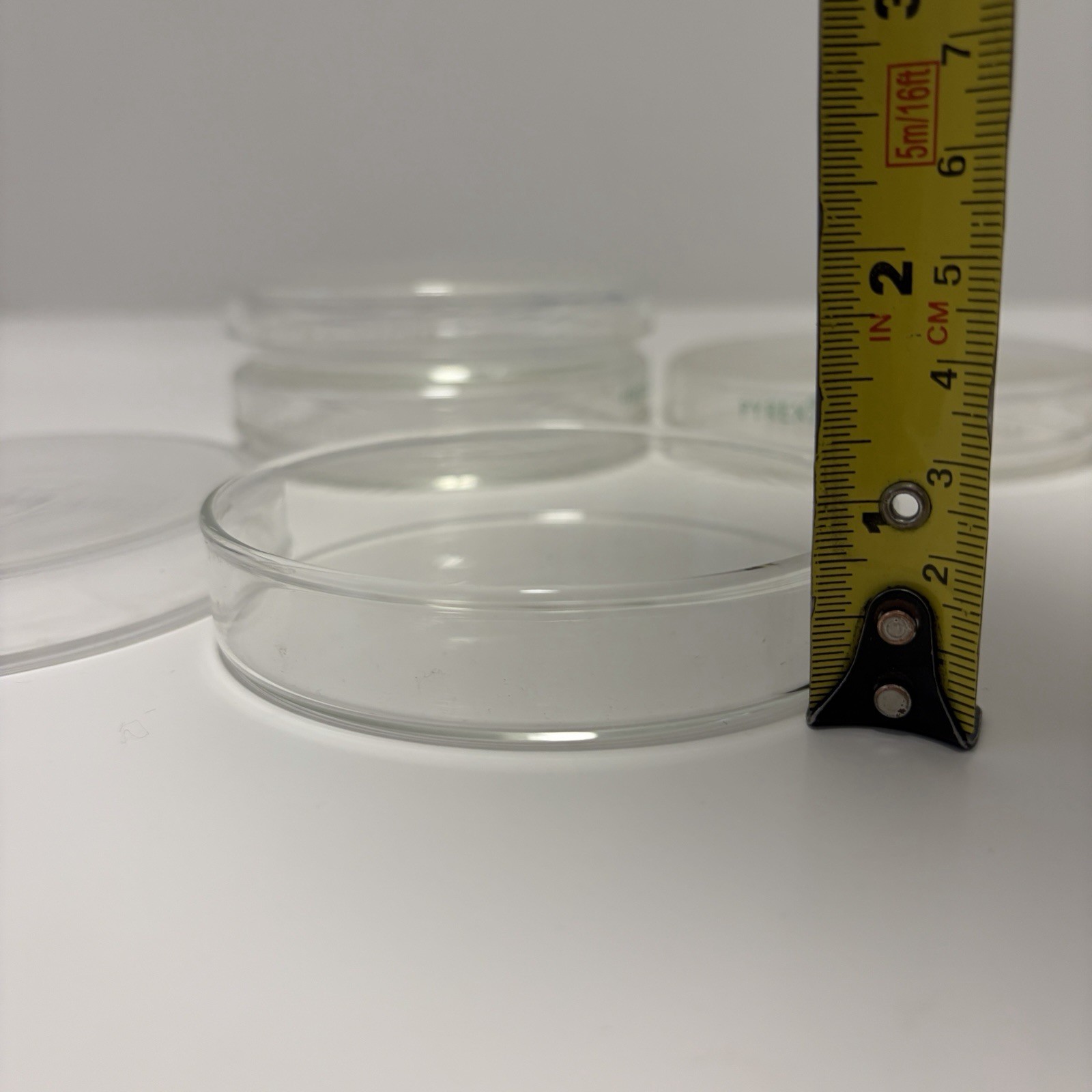 PYREX Corning 3160 100×15 mm Petri Dish Covers and Bottoms Lot Of 4 Sets READ