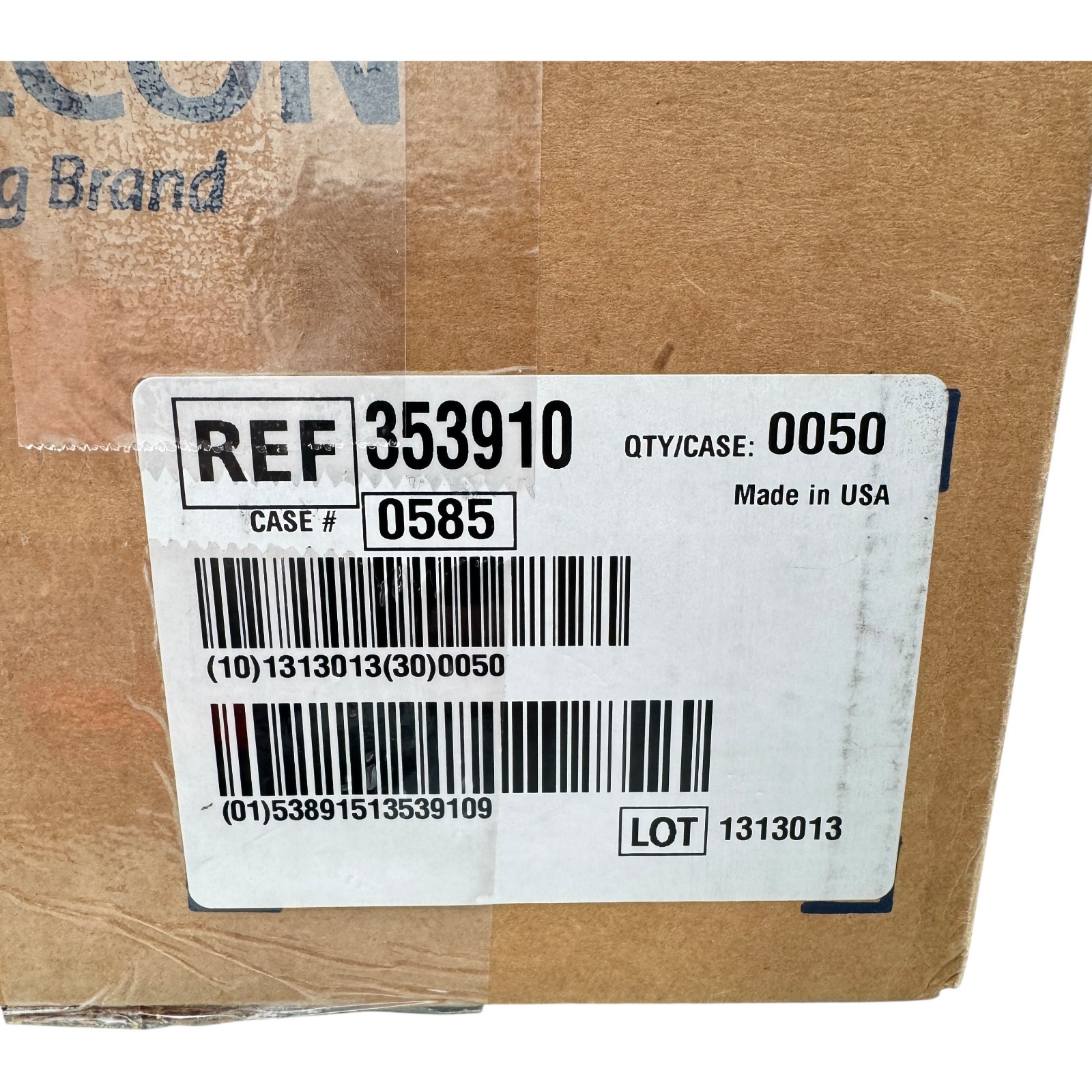 Corning 353910 Assay Plate, 96 Well without lid Polystyrene Non Sterile 50pcs
