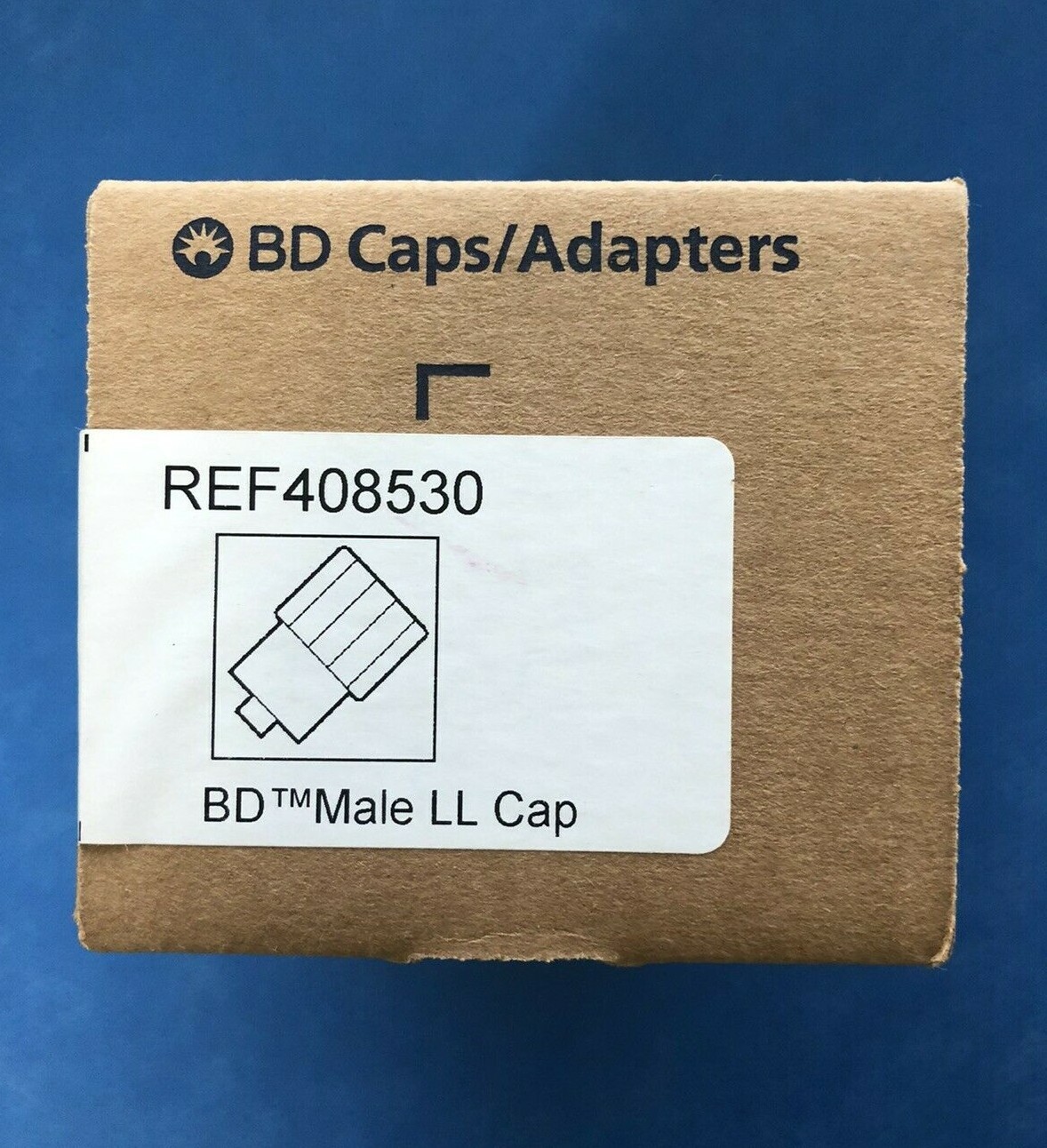 BD Male LL Cap/Adapters Case of 50 #408530 Expire 8-31-2023