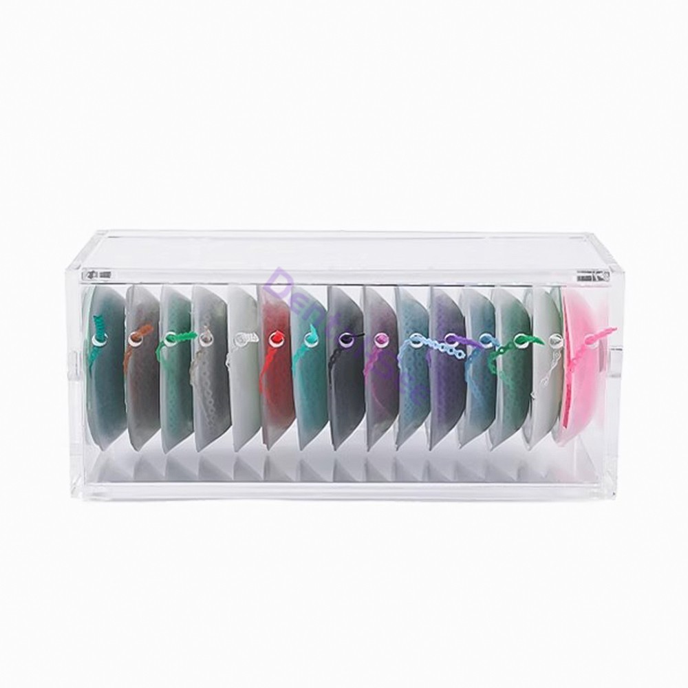 Dental Orthodontic Power Chain Box Acrylic Dispenser Placing Holder Case USA