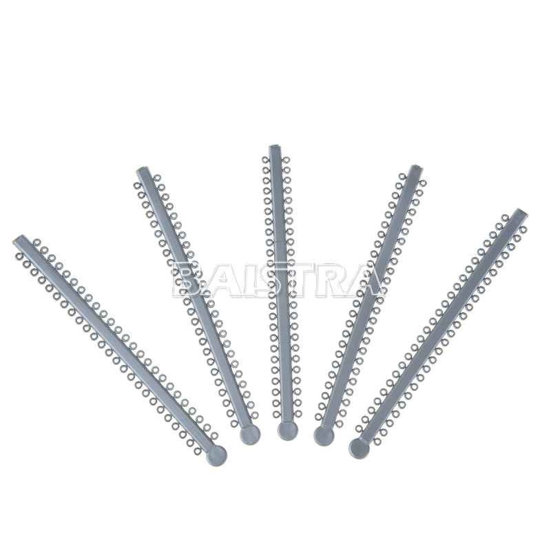 10 Packs Dental Orthodontic Elastic Ligature Ties Gray Latex 1000pcs/Pack