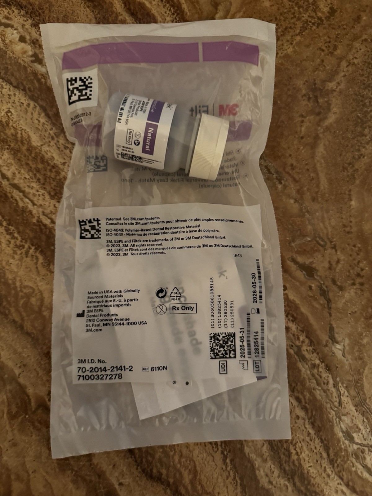 3M Filtek Easy Match Universal Restorative 4gm Capsule Natural USA