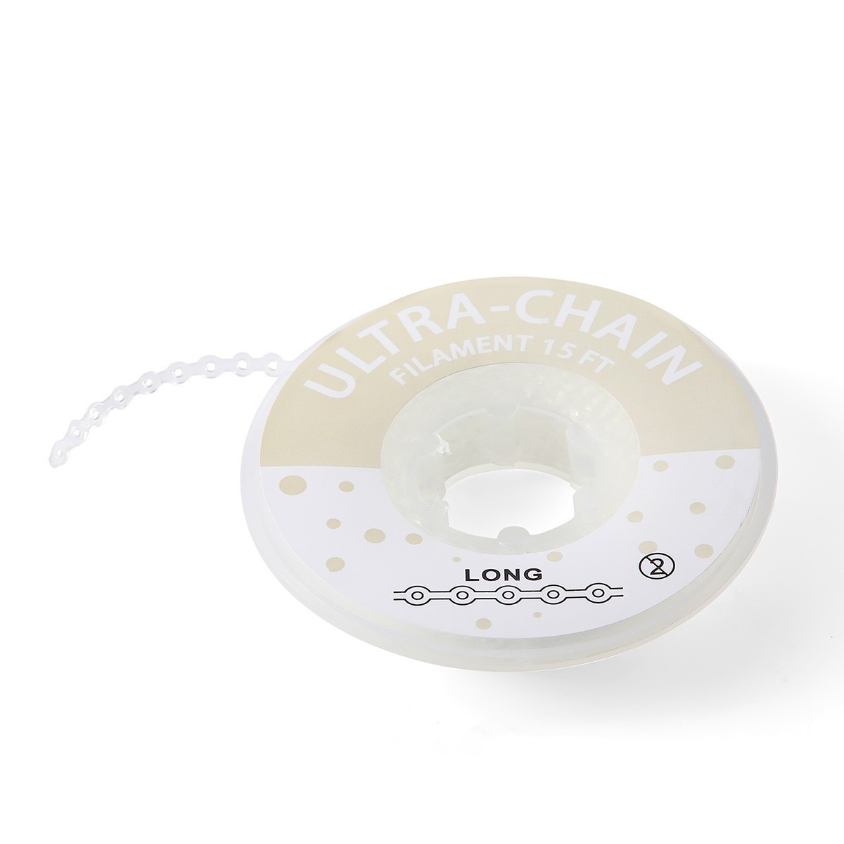 Dental Orthodontic Power Chain Elastic Bands Long Short Continuous Cadena de