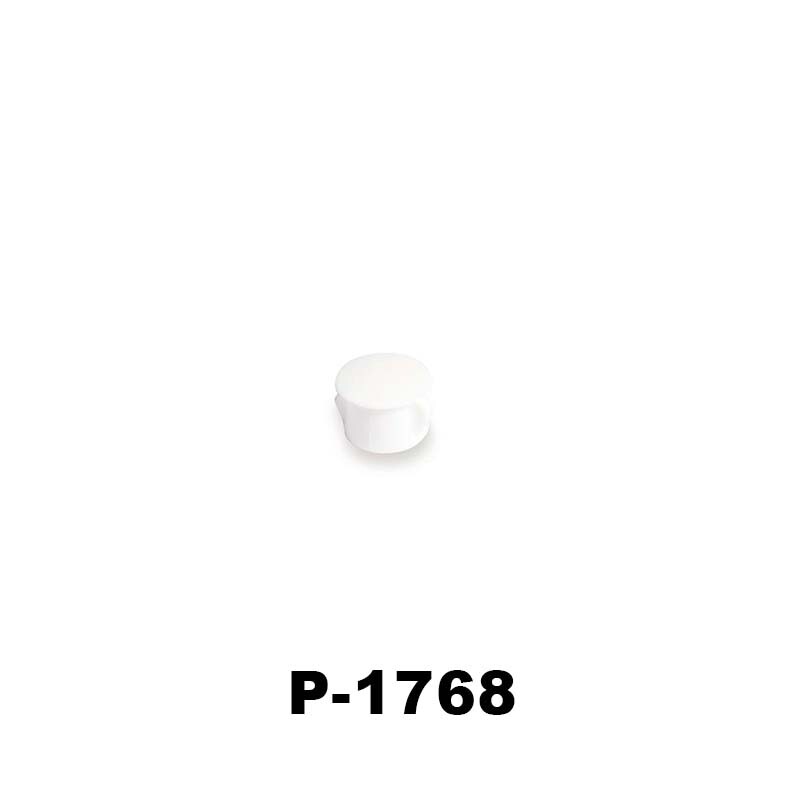 White Plastic Hole Plugs (100 Pack) for Dental, Medical