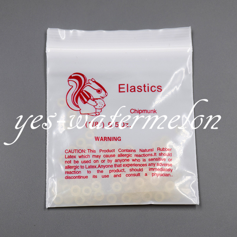 1/8″ X-Heavy 6.5 Oz Chipmunk Dental Rings Orthodontic Elastics Rubber Band Brace