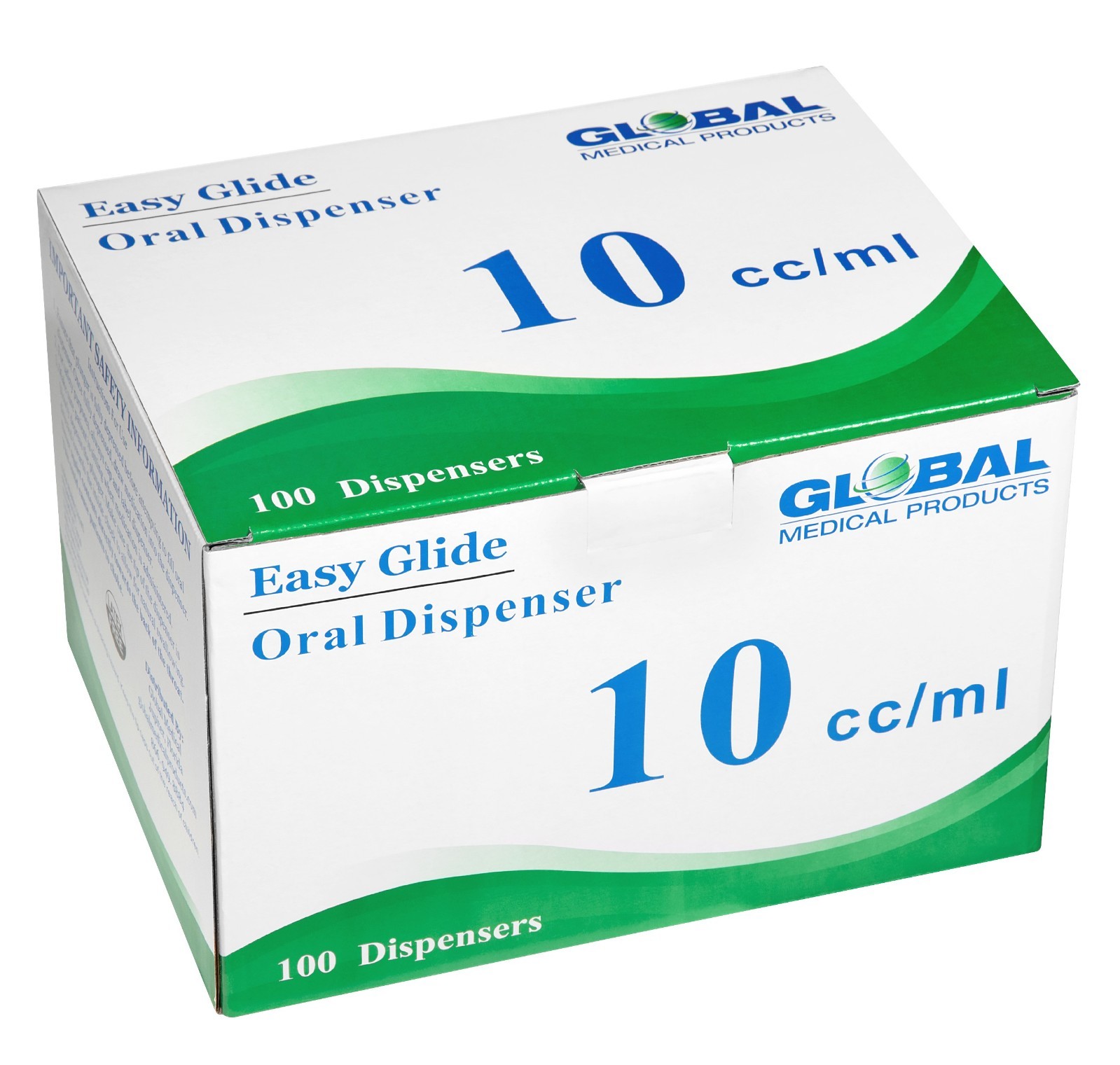 Global Medical Products – 10cc ORAL Syringe – QTY 50 – Sterile – NO TIP CAPS