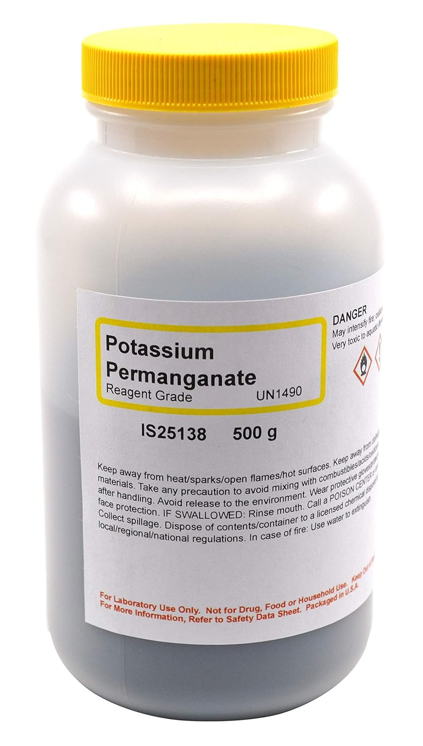 Potassium Permanganate Powder, 500G – Reagent-Grade – the Curated Chemical Colle