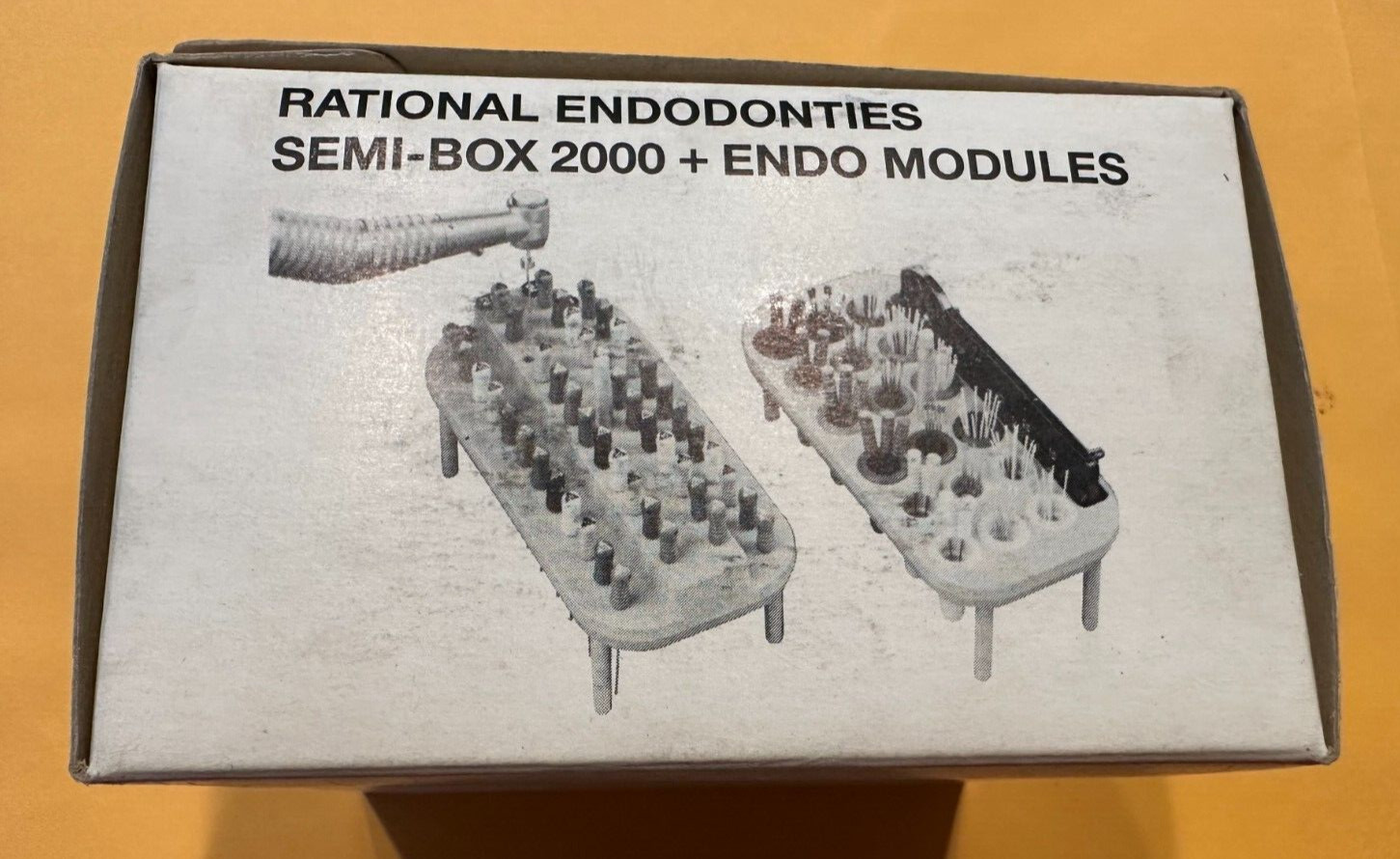 Dental Endo Organizer 48 Holes + Gutta. VDW SEMI-BOX 2000. VDW Germany