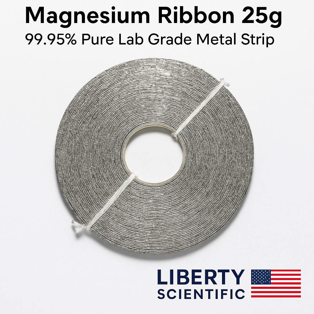 50 Rolls Magnesium Ribbon 99.95% Pure for Lab Use | Liberty Scientific USA