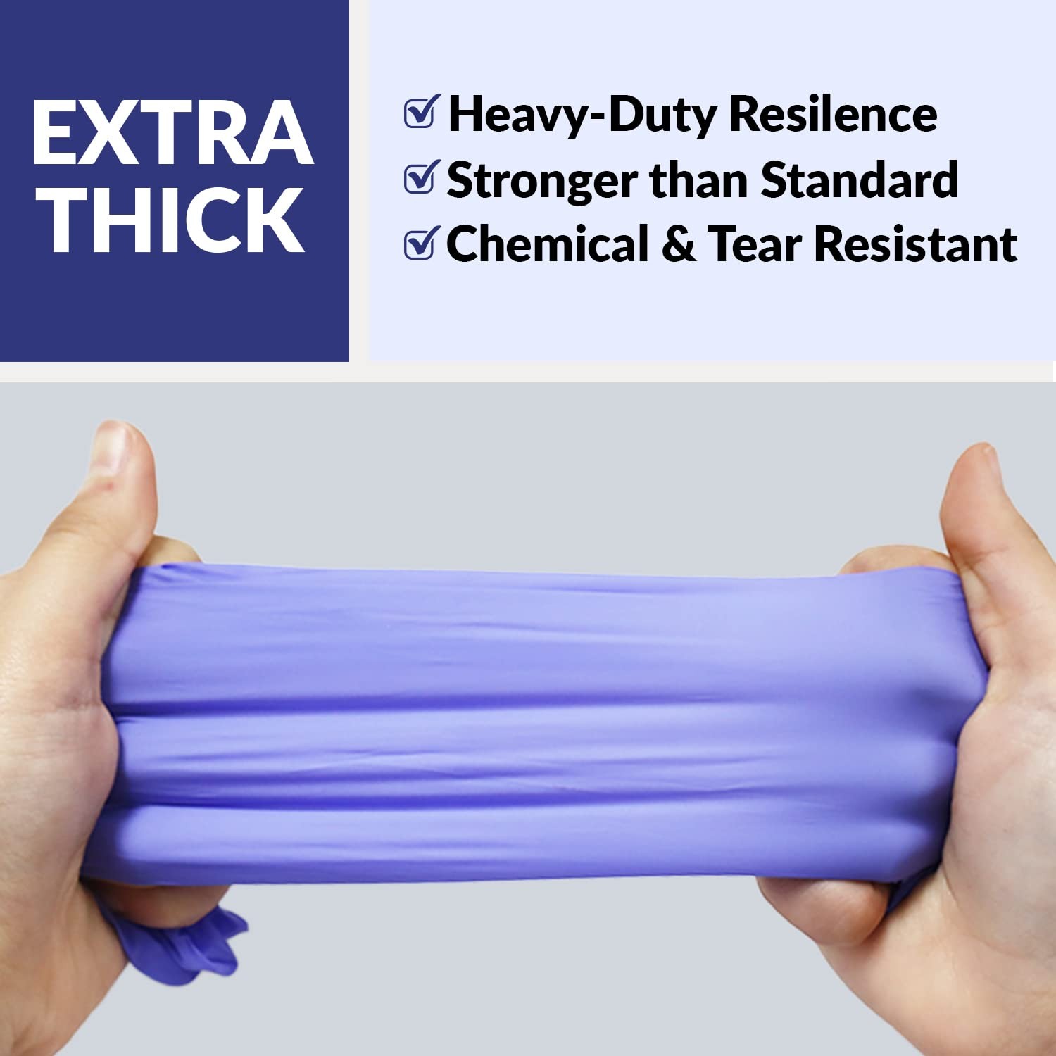 Klex Nitrile Exam Gloves – Medical Grade, Powder Free, Rubber Latex Free,