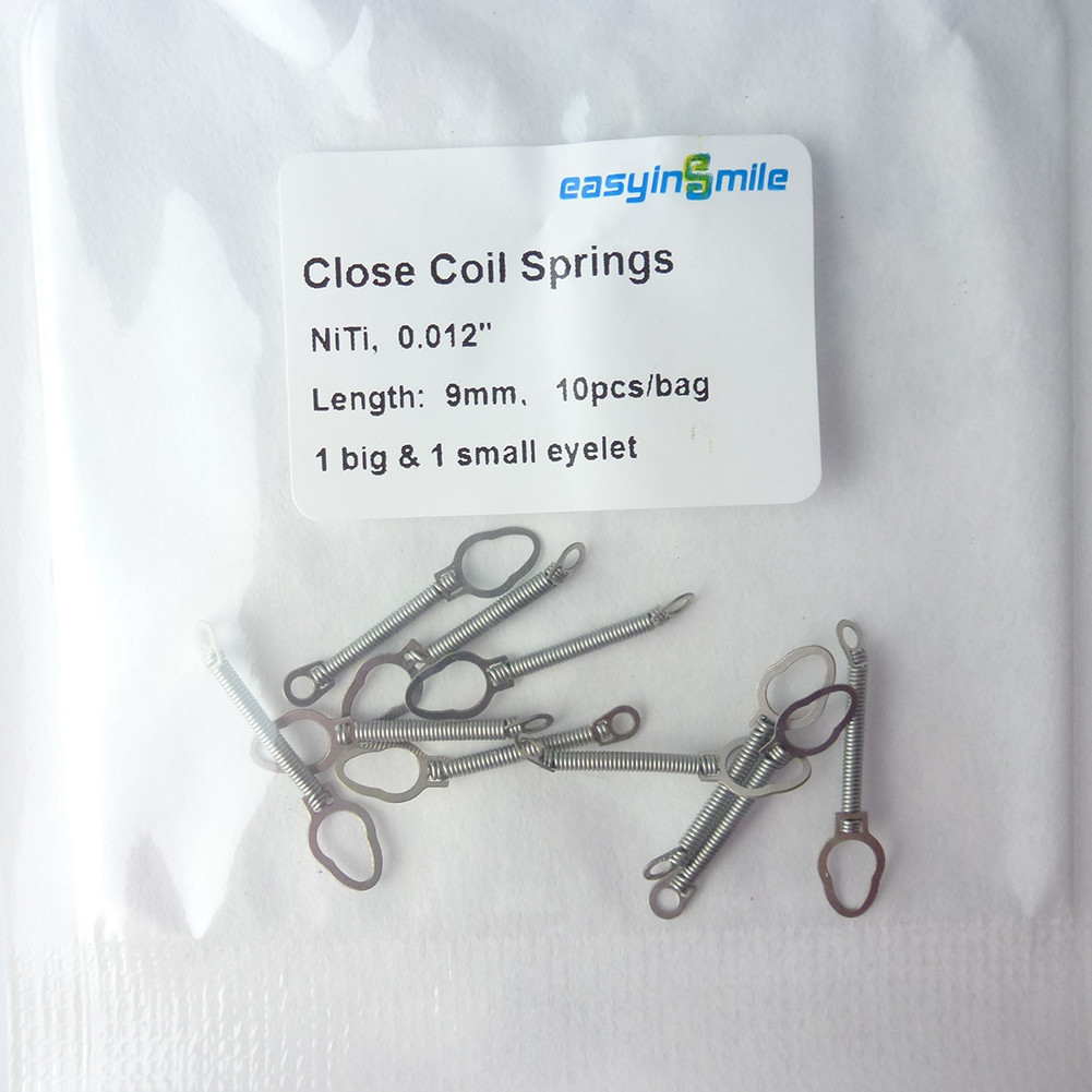 EASYINSMILE Dental Orthodontic NITI Closed Coil Spring Size 010″/012″ Available