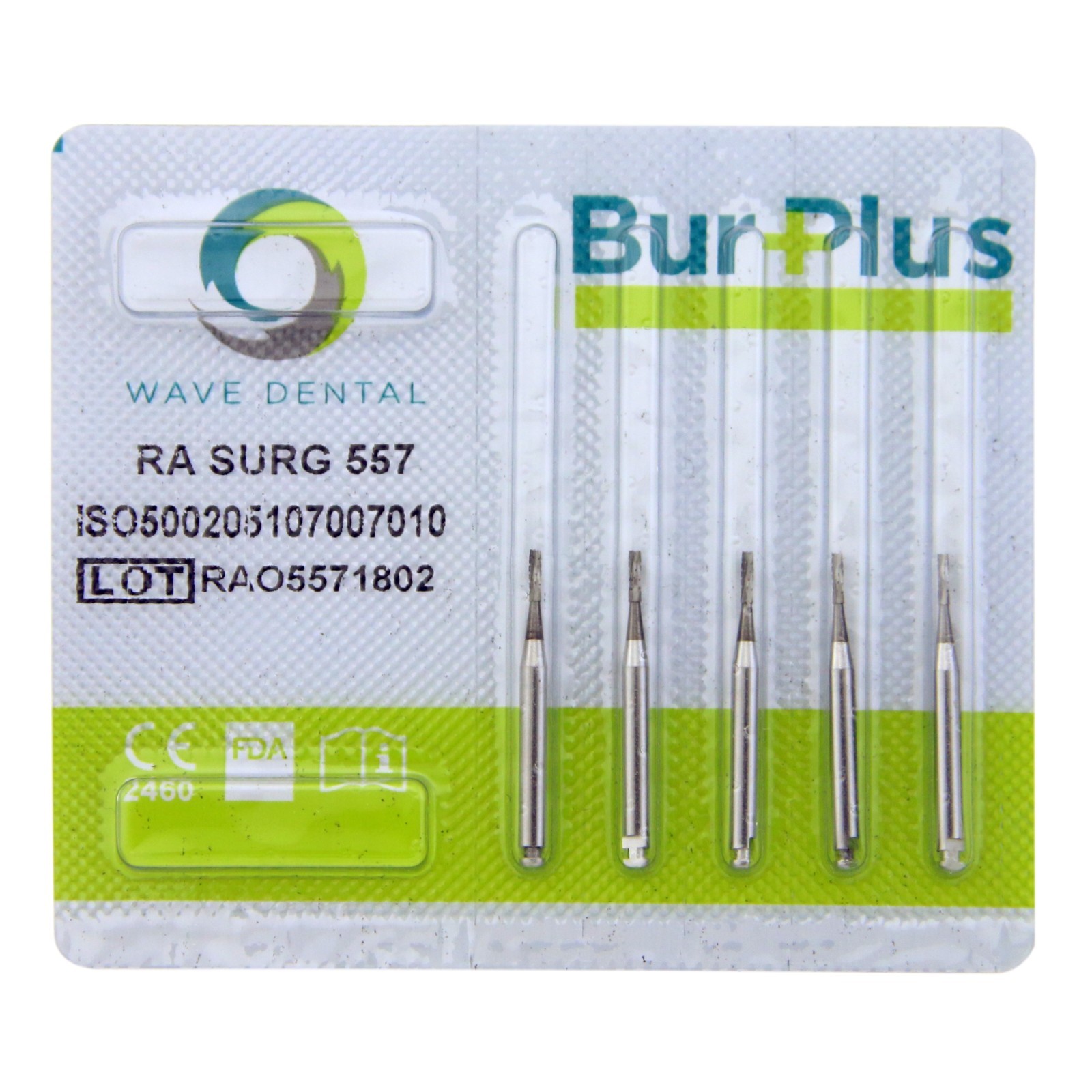 Wave Dental Carbide Round Burs Surgical Length Latch Bur Low Speed LA RA 2 4 6 5