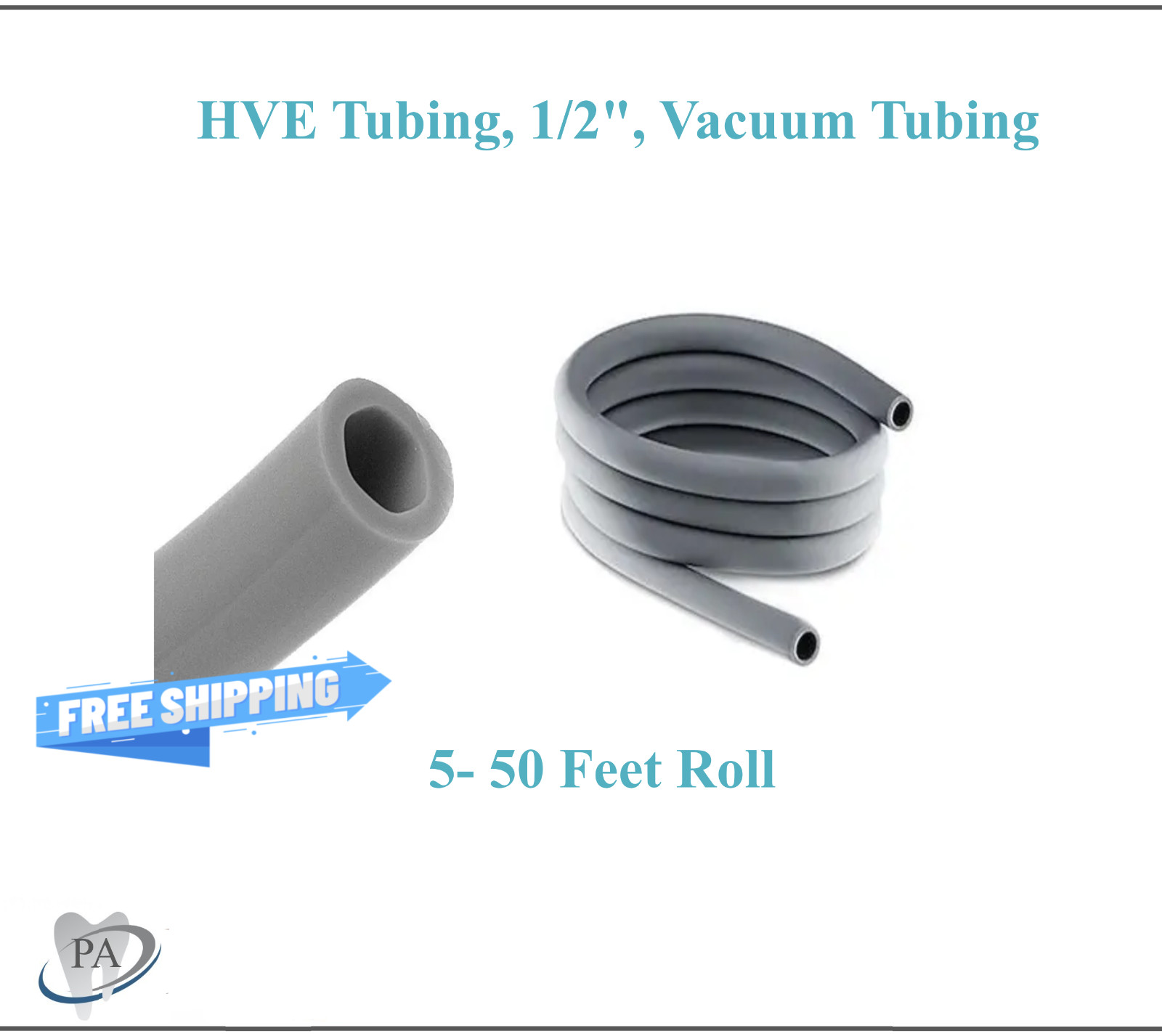 NEW tubing Hose pipes for Silicone Dental HVE Tubing, 1/2″, High Week HVE Hose