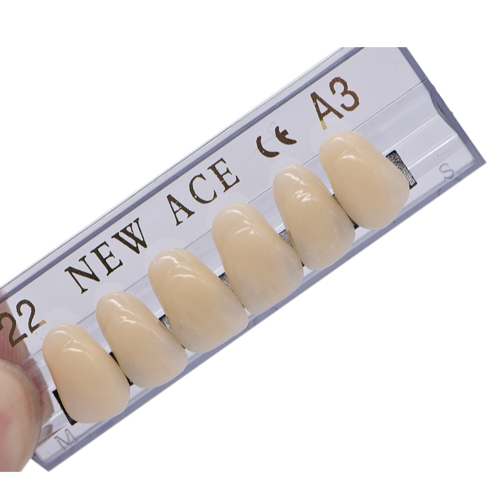 168PC Acrylic Resin Denture #22 Dental Upper Lower Shade A3 Teeth Set US