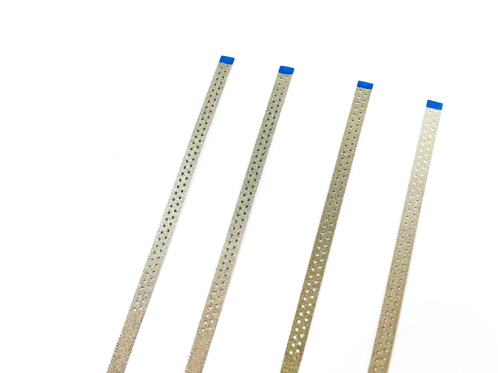 5-50x Dental Diamond Sand Polishing Strip Interproximal Enamel Blue Medium 45um