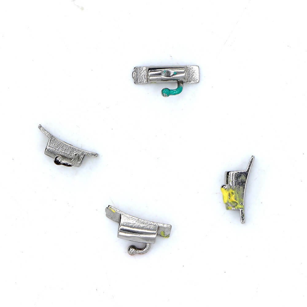 Dental Orthodontic Welding Non-convertible sgl Buccal Tube 0.022″ 4pcs/pack