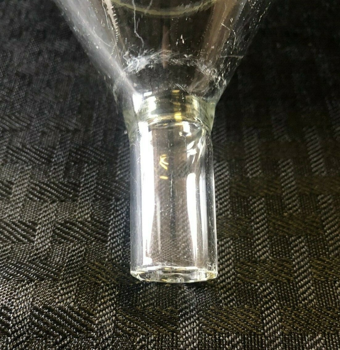Corning Pyrex Glass 75mm Diameter Powder Filling Funnel, Damaged, 6220-75