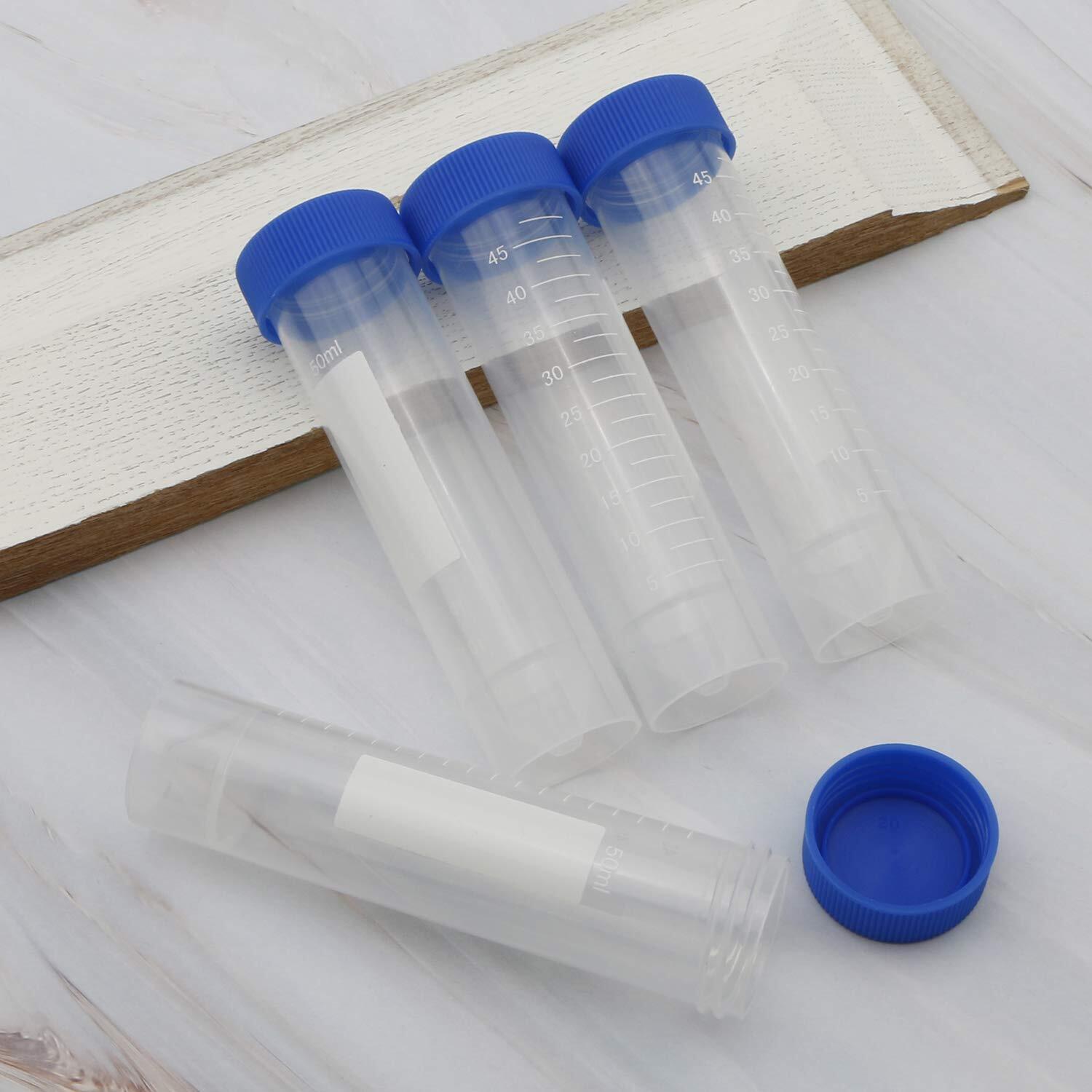 50ml Polypropylene Screw Top Self Standing Base Centrifuge Tube with Graduated