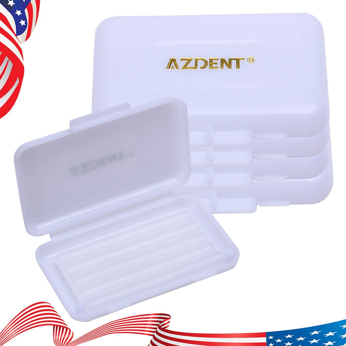 100 Boxes AZDENT Dental Orthodontic Wax Original Scent For Braces Gum Irritation