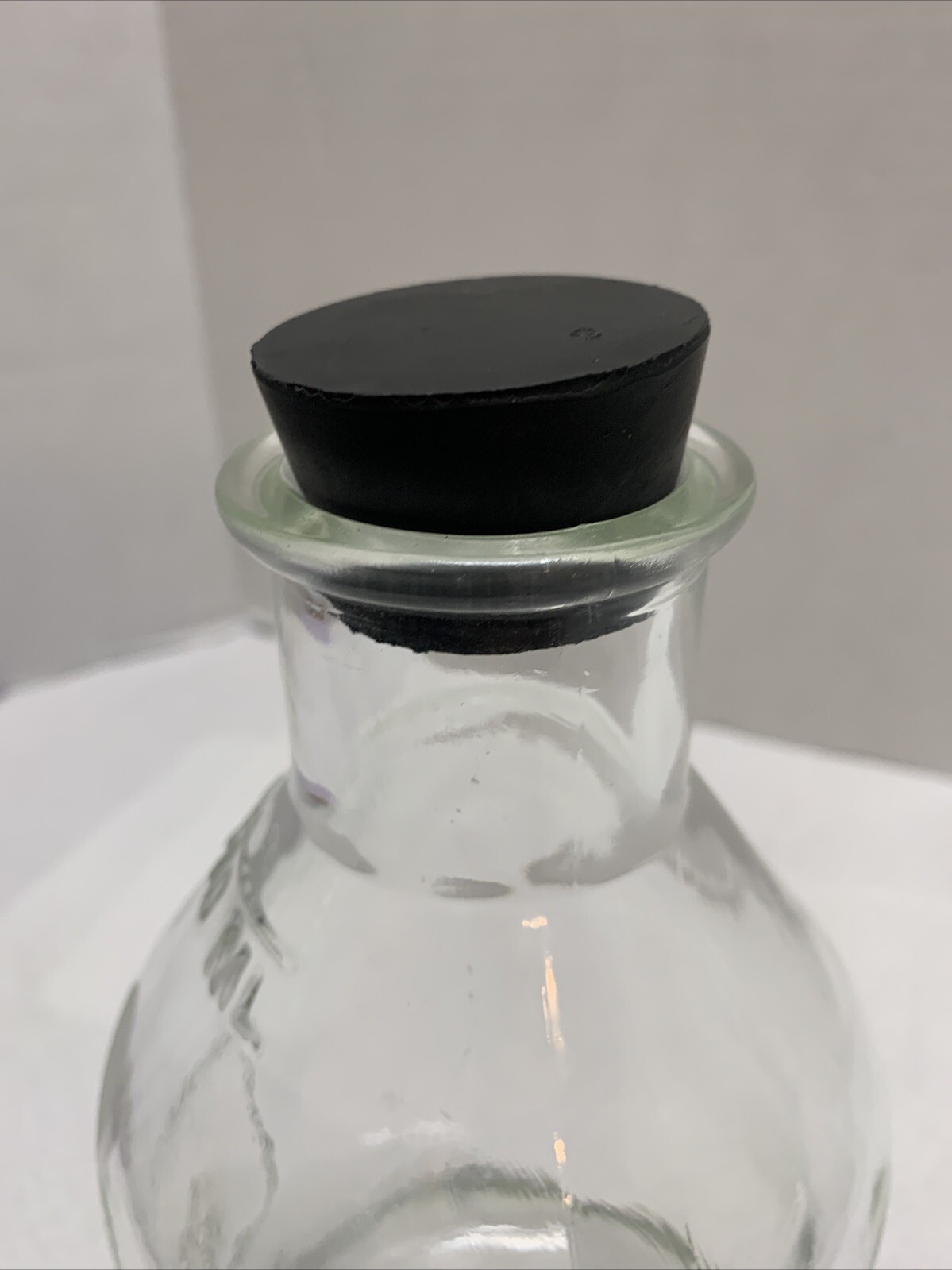 1000ml (33.8oz) Glass Soap Bottle with Stopper Homemade Soap Bottle