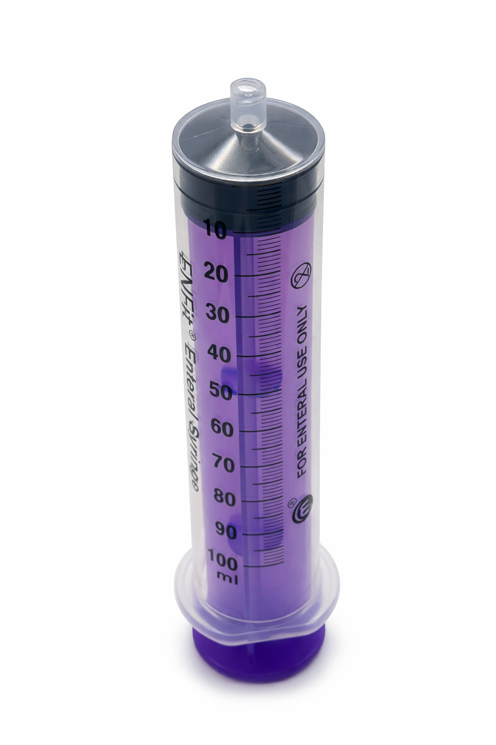 ENFit® Disposable Enteral Sterile Syringe – 100ml 10-Pack Individually Packaged