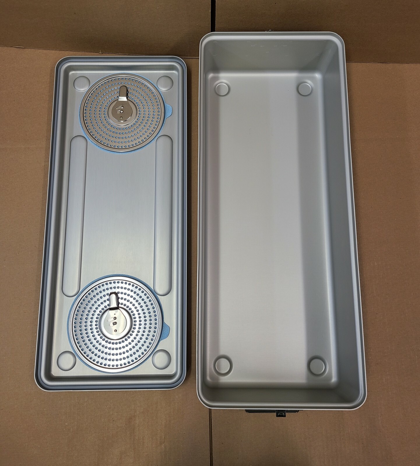 Case medical SteriTite Solid Bottom Sterilization Container +Lid 27x11x6 # SC06L