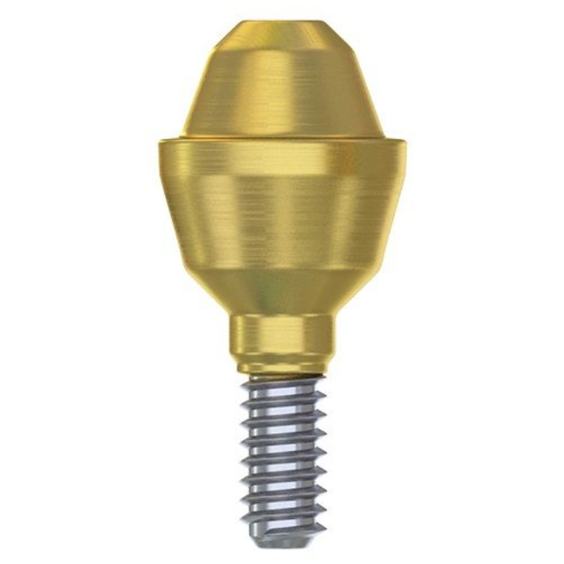 1x Set Dental Straight Multi Unit 1.6 RP Int Hex 2.42 PEEK Scan Body Titanium