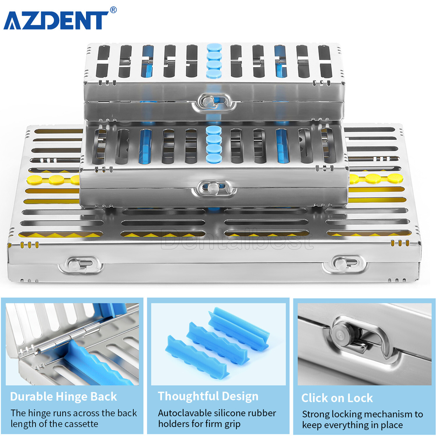 Dental Sterilization Rack Surgical Autoclavable Sterilization Disinfection Box