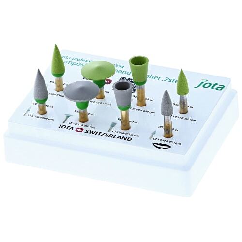 Jota Dentistry No. 1394 RA Shank Composite Polisher 8-Piece Set