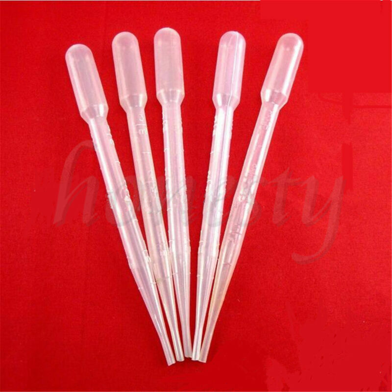 10/30/50X 1/2/3/5/10ml Plastic Disposable Transfer Oils Pipettes Eye Dropper