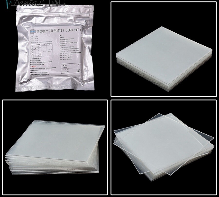 Dental Lab Orthodontic Splint Retainer Slice Vacuum Forming Sheet Soft Hard