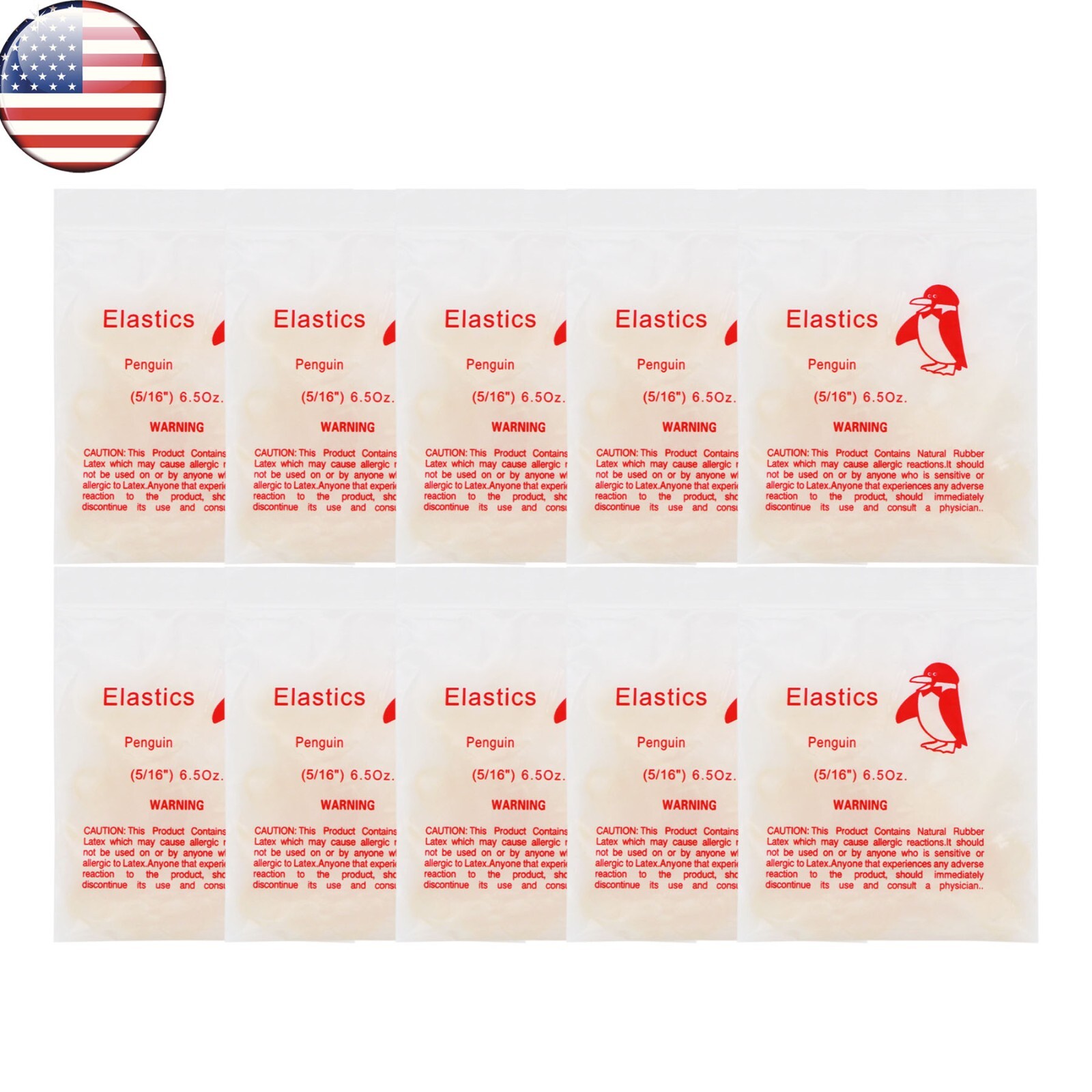 US Orthodontic Latex Elastics Dental Braces Rubber Bands 3.5/5.0/6.5 OZ Ortho