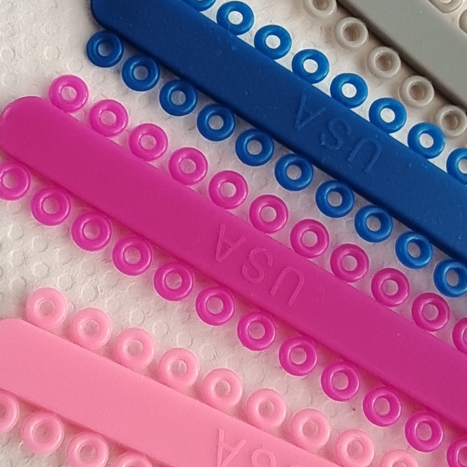 5Packs Dental Orthodontic Ligature Ties (Multi-Colored​）1040Pcs/Pack