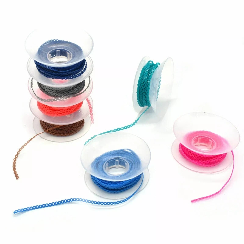 Dental Orthodontic Elastic Power Chains Ligature Ties Rubber Bands Bracket Brace