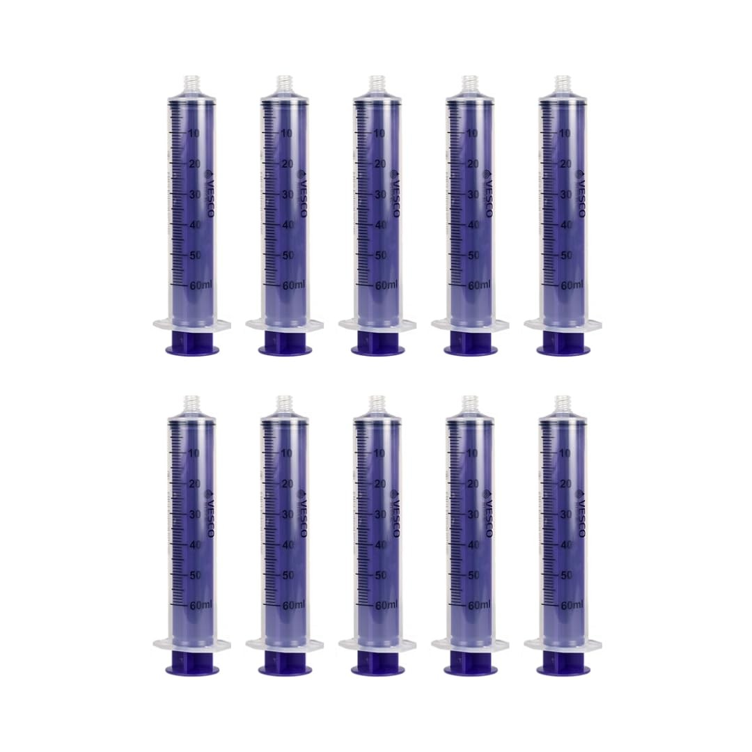 ENFIT Standard Tip Syringes, 60ML (10)