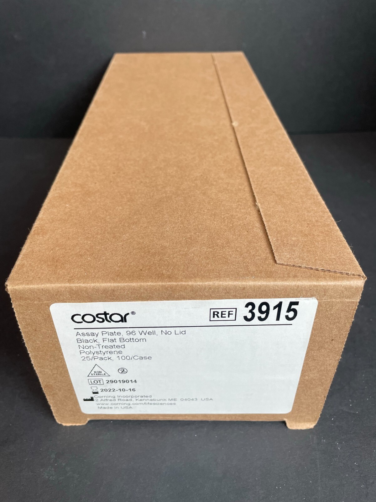 Corning Microplate 96 Well Black Sealed Polystyrene Total of 50 Plates