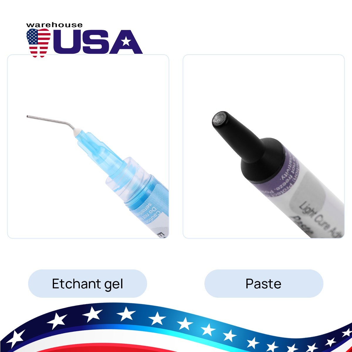 Dental Bracket Braces Glue Ortho Bonding Agents Light Cure Resin Adhesive Kit