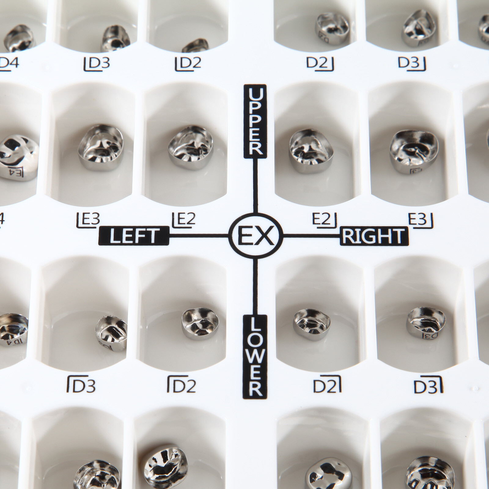 48pcs Stainless Steel Dental Kids Primary Molar Crowns Preformed Pediatric USA