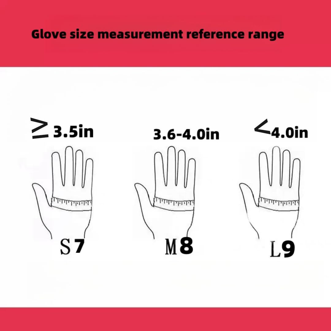 White Nitrile Rubber Gloves Large,Long Sleeve Thickened Reusable,18inch House…