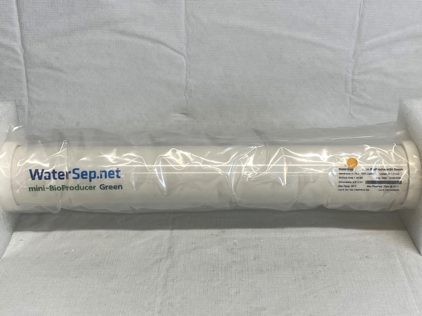 WATERSEP SARTORIUS Mini-BioProducer24 Grn Hollow Fiber Filter SU-750-10MPR24-SG