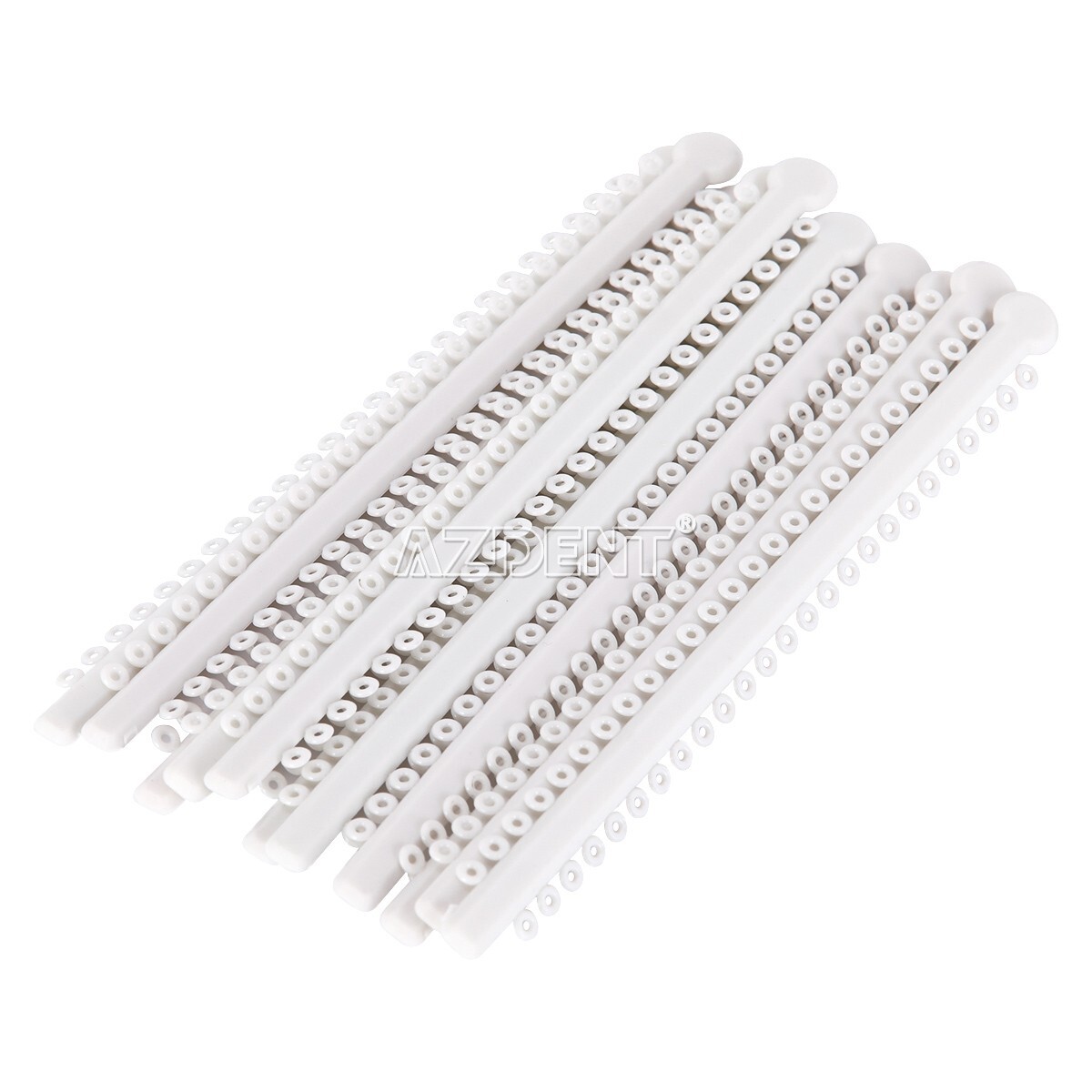 AZDENT Dental Orthodontic Ligature Ties Elastic Rubber Bands 1000 Ties/Bag