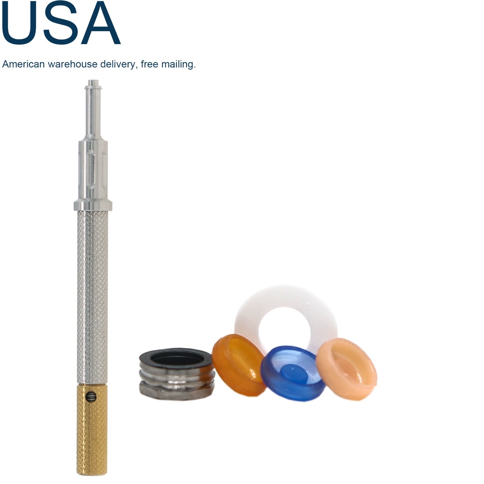US Dental Retention Cap Set And Male Cap Insertion Extraction Locator core Tool