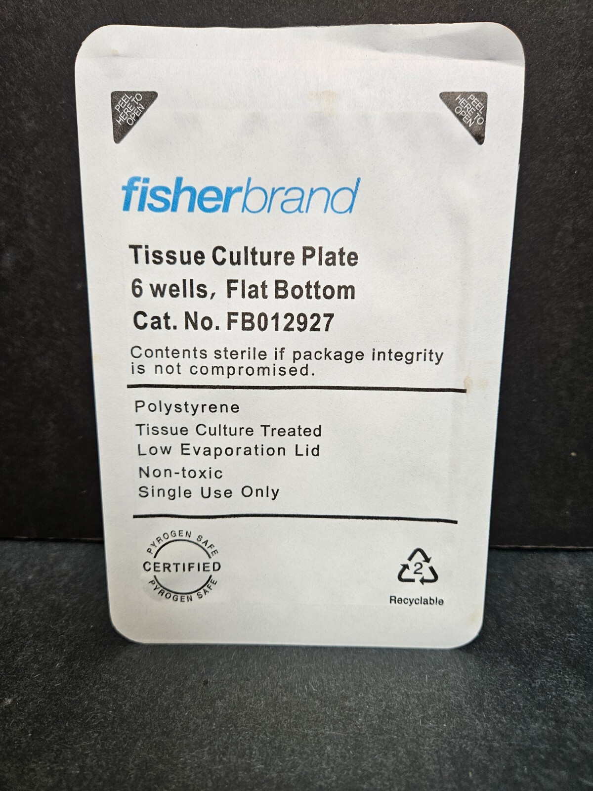 Fisherbrand Microplate 6 Well Flat Bottom 100 Plates