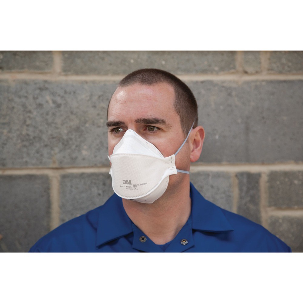 3M 9205PLUSCT Aura Particulate Respirator 9205+ – Standard Size (12/Carton) New