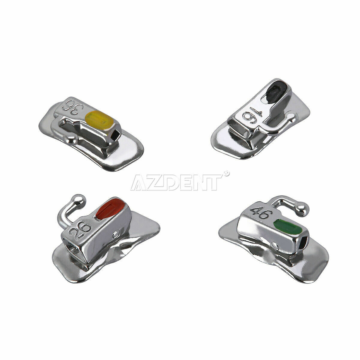 AZDENT Tubo bucal de ortodoncia dental Bondable Non-Con 1st Molar of Bracket
