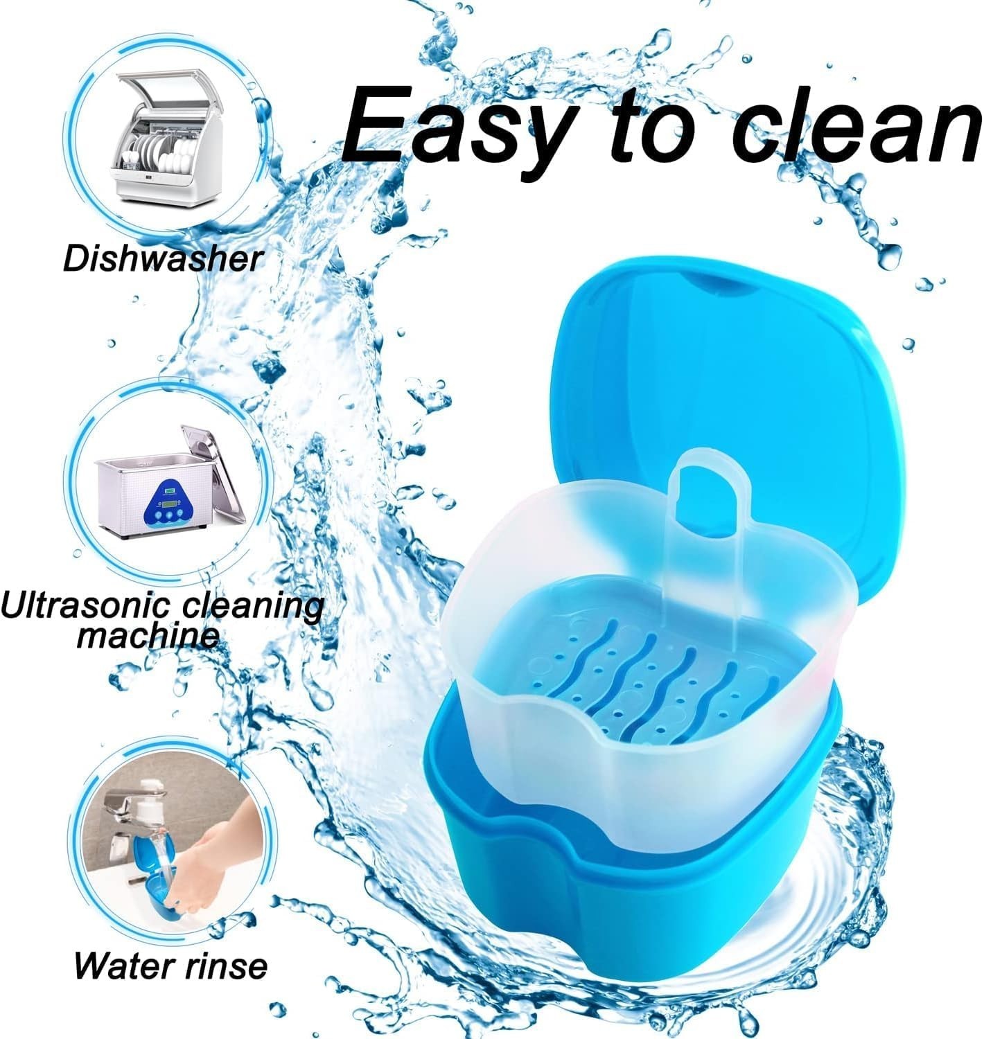1Pack Denture Case Dental Mouthguard Case