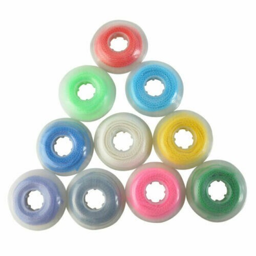 10 Rolls Ortho Braces Dental Elastic Power Chain Short Type Multi Color